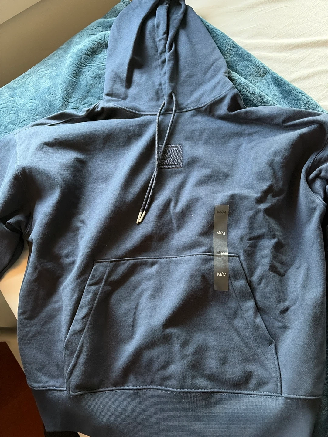 Calvin Klein Men's Hoodie Medium Navy Blue