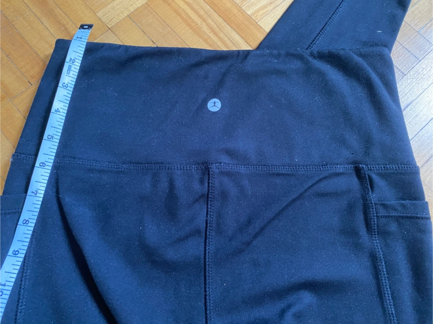 Black Athletic Leggings with Pockets - photo 3