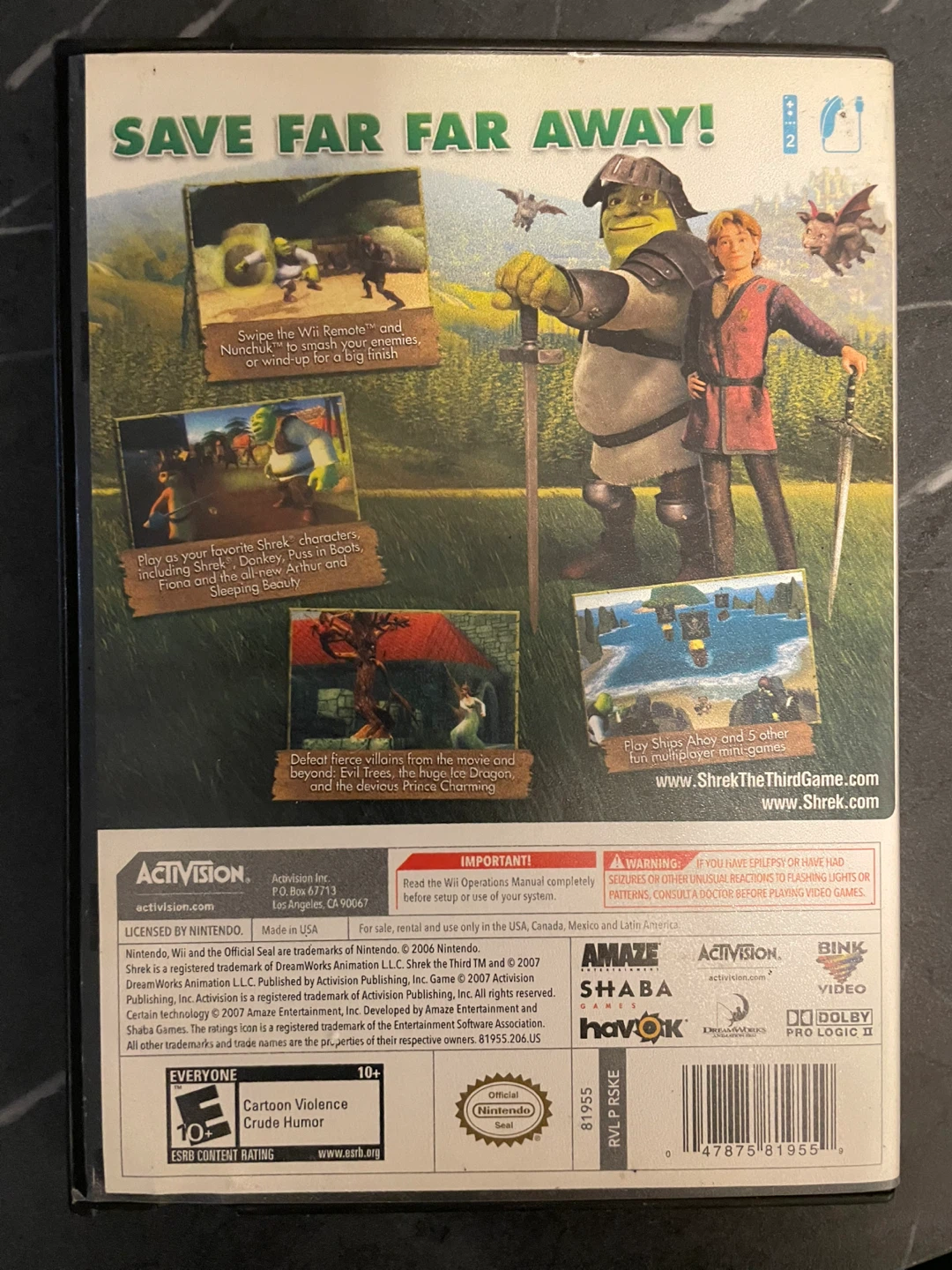 Wii Shrek The Third - photo 2