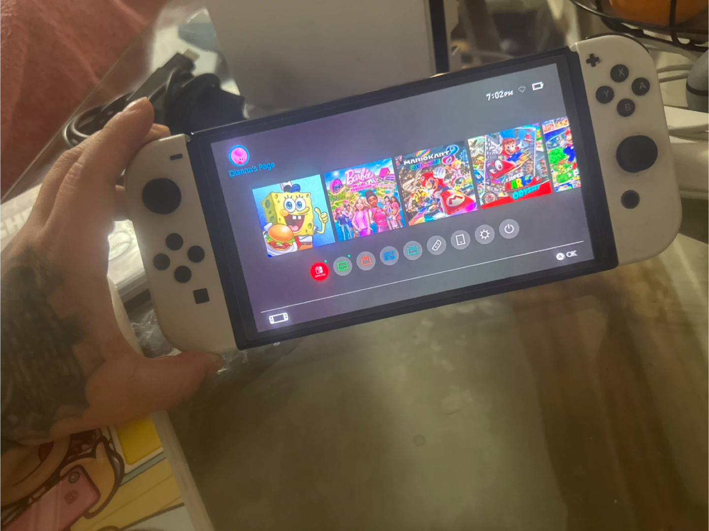 Nintendo Switch OLED White Console - photo 2