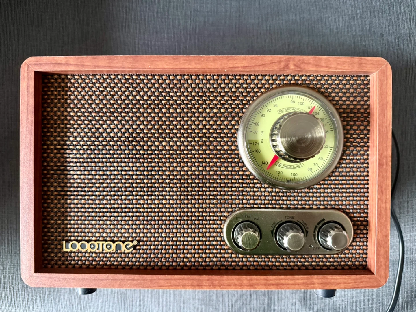 Retro Bluetooth Wooden FM AM Radio - photo 5