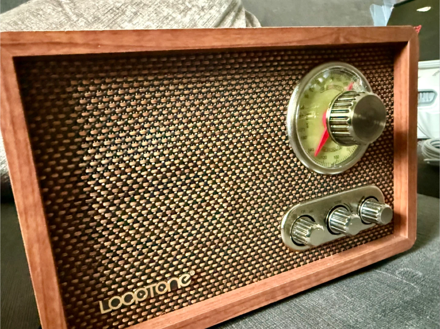 Retro Bluetooth Wooden FM AM Radio - photo 2