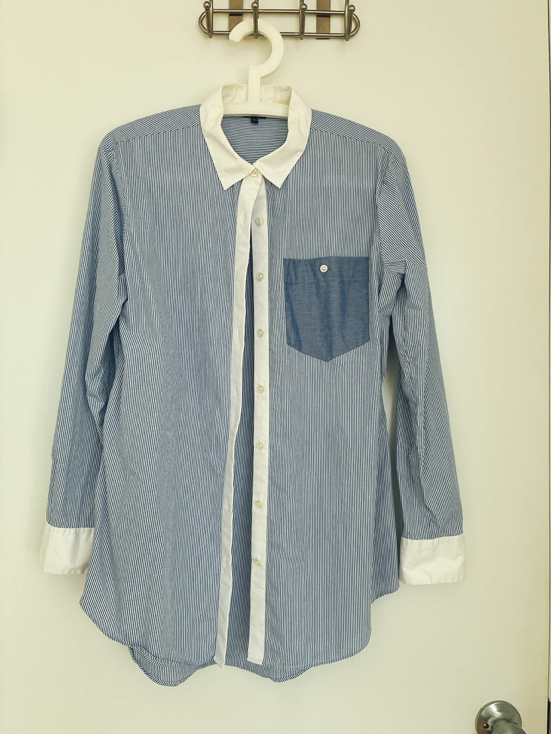 RW & CO. Blue Stripe Button-Up Shirt M/M