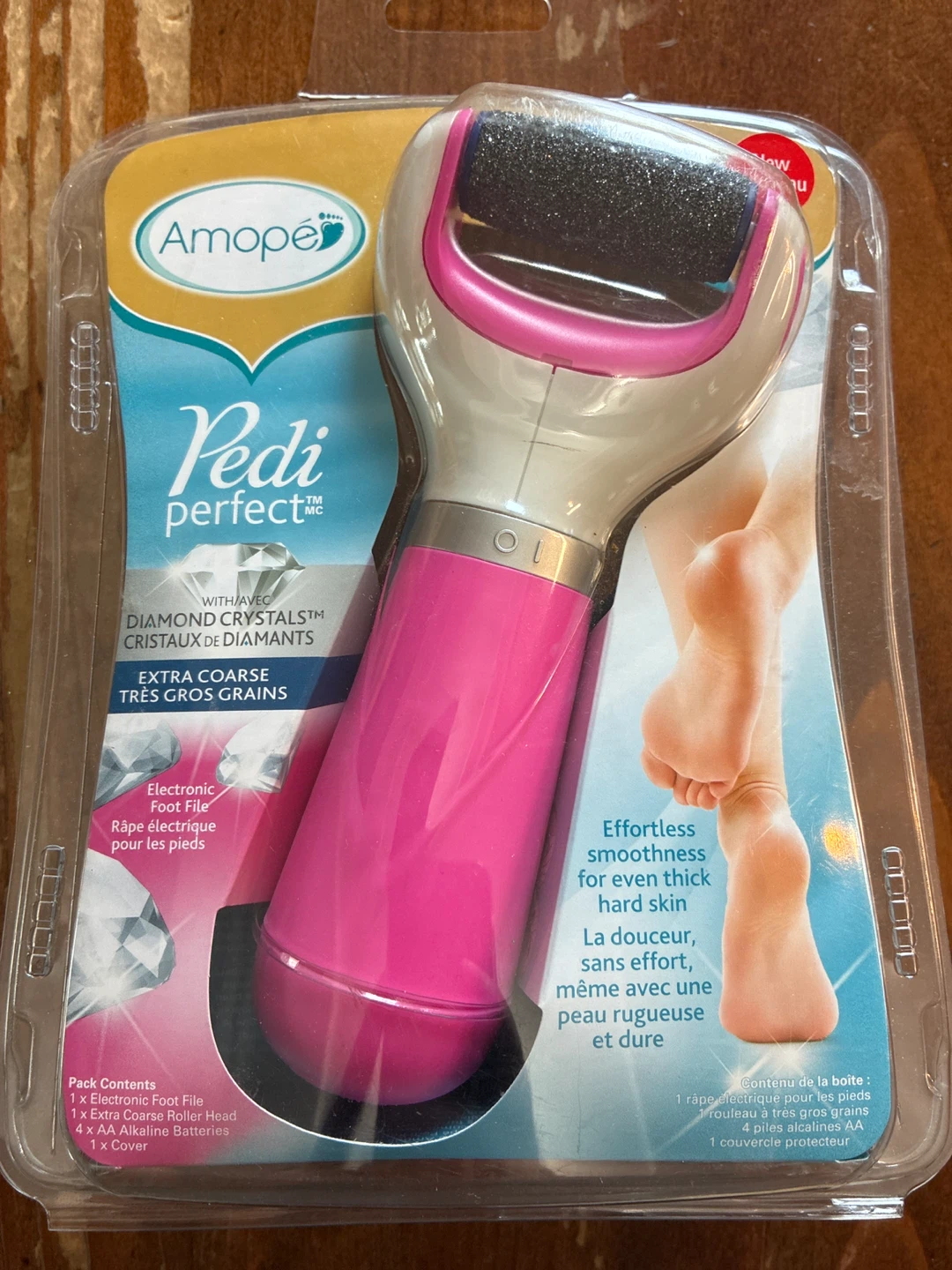 🏆New Amopé Pedi Perfect Electronic Foot File - Extra Coarse