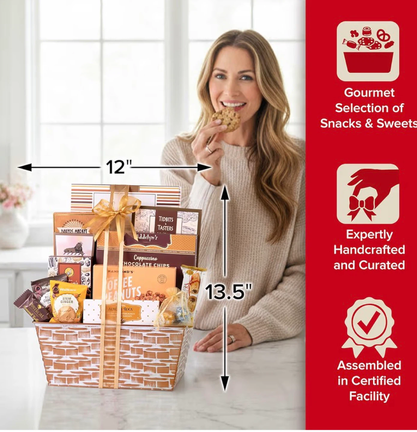 Broadway Basketeers Gourmet Snack & Sweet Gift Basket - photo 3