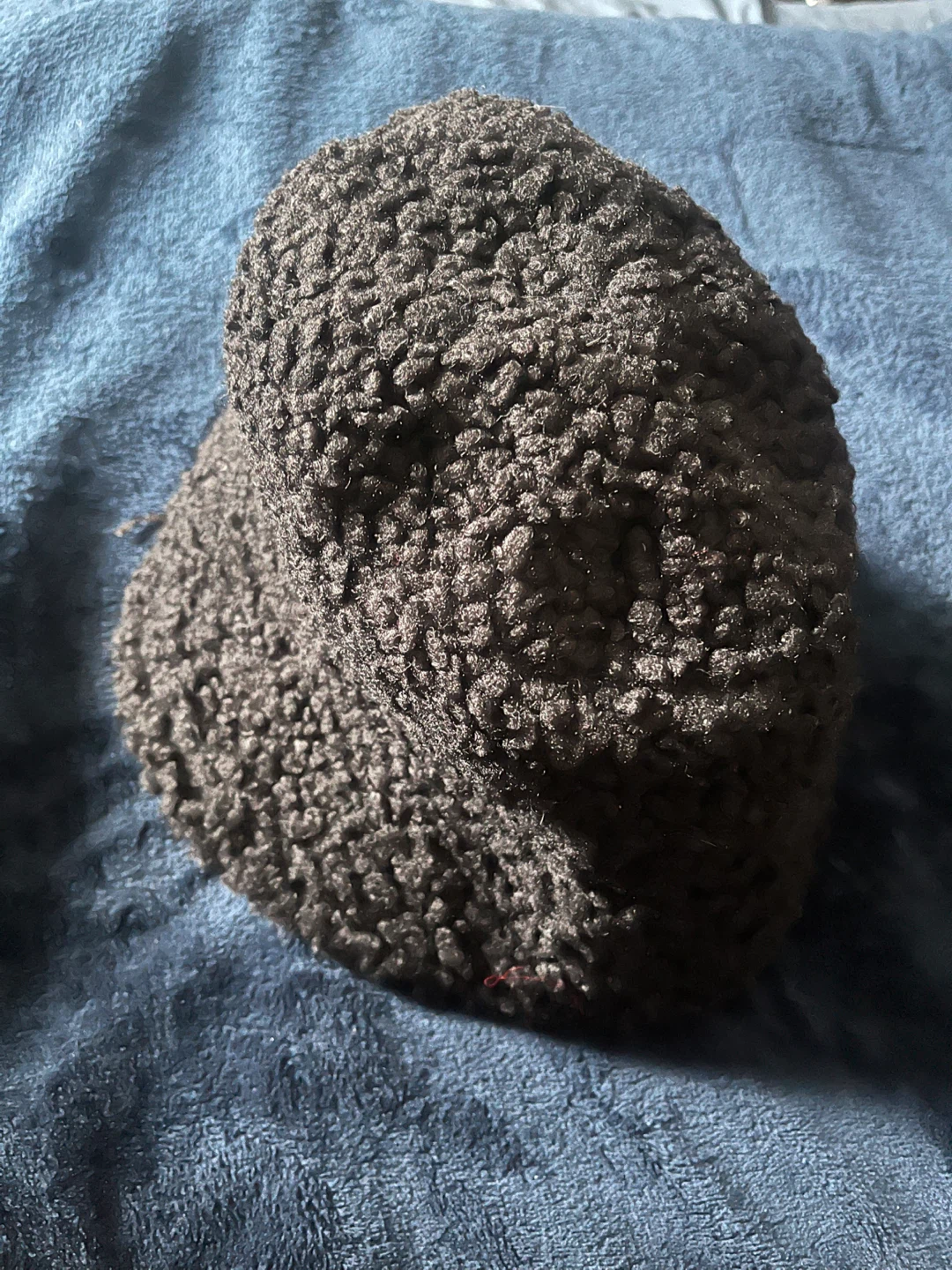 Brown Fuzzy Bucket Hat
