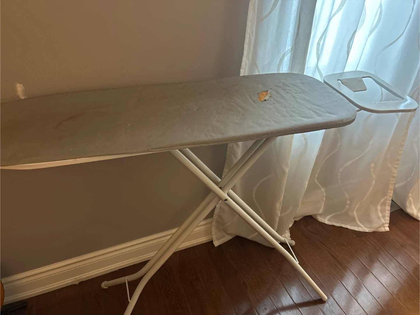 Ironing Board with Attached Iron Rest