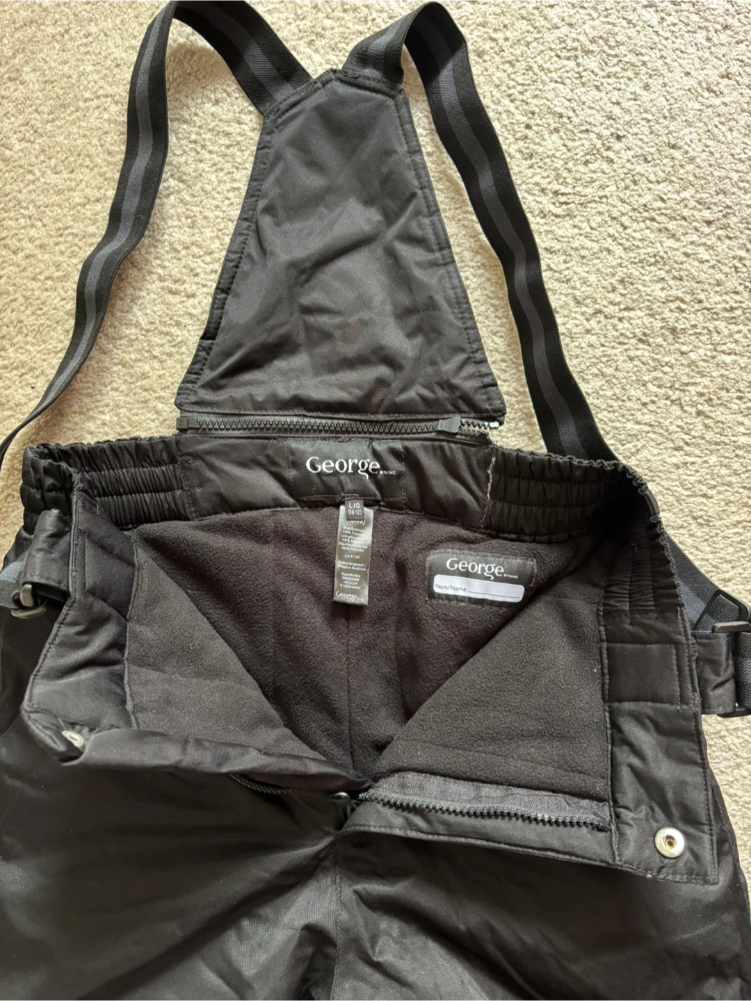 Boys George insulated snow pants - black - photo 3