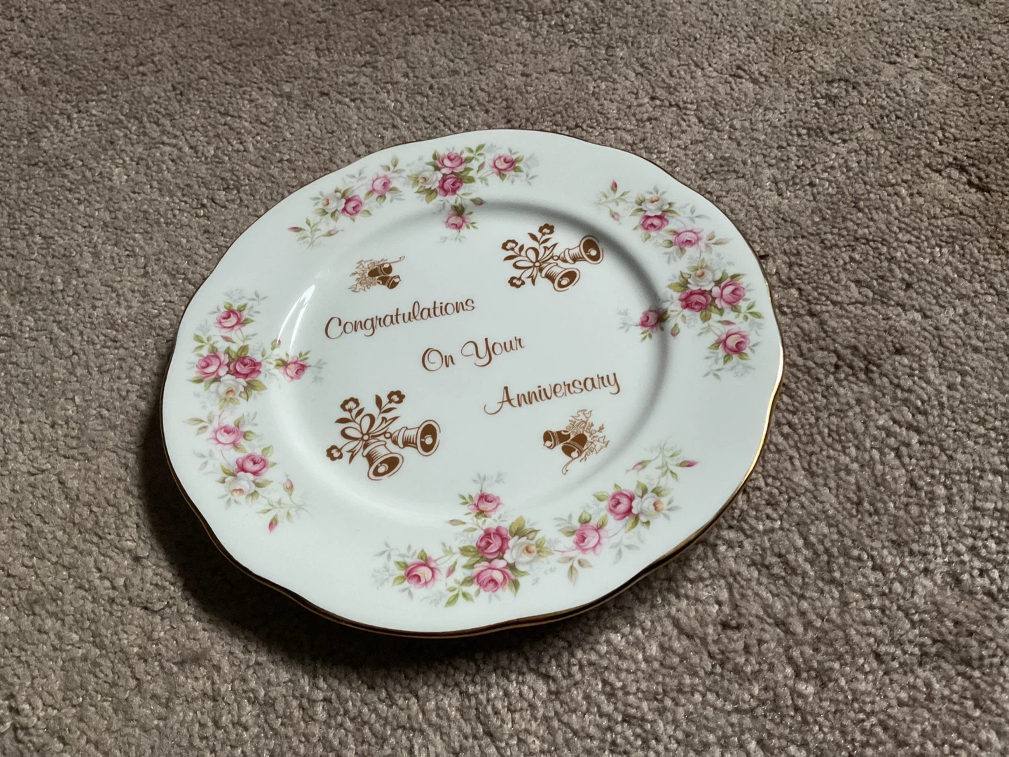 Duchess "Congratulations On Your Anniversary" Decorative Plate