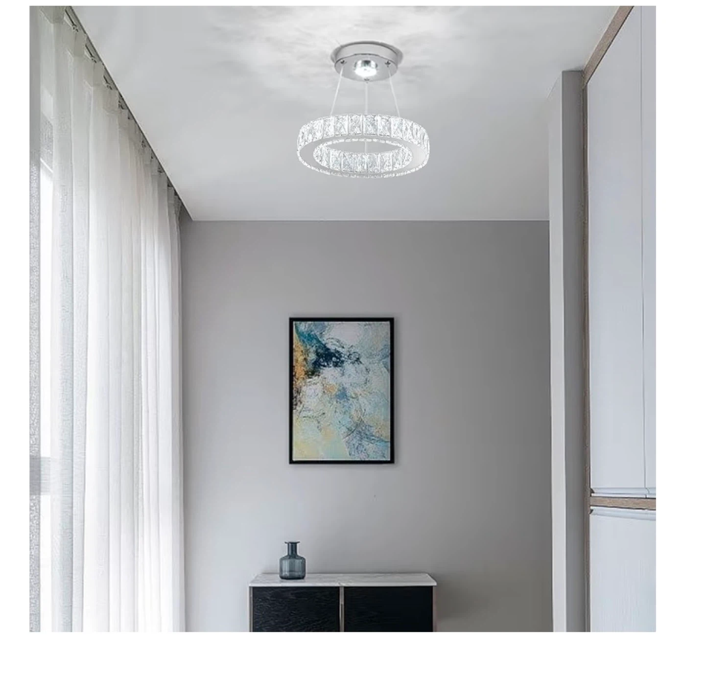 11.8 Inch Crystal LED Pendant Light - photo 3