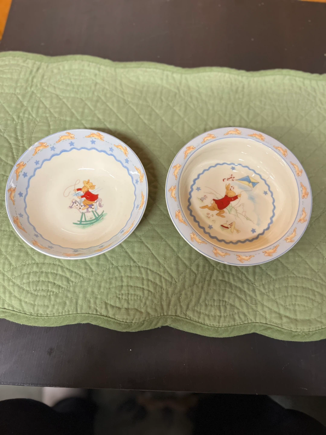 Set of 2 Bunnykins Baby Bowls