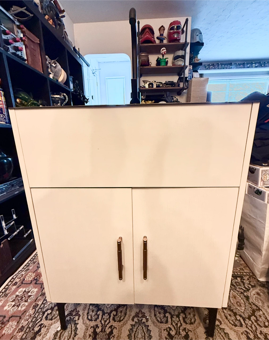 Stainless Steel utility sink with cabinet and faucet - photo 2