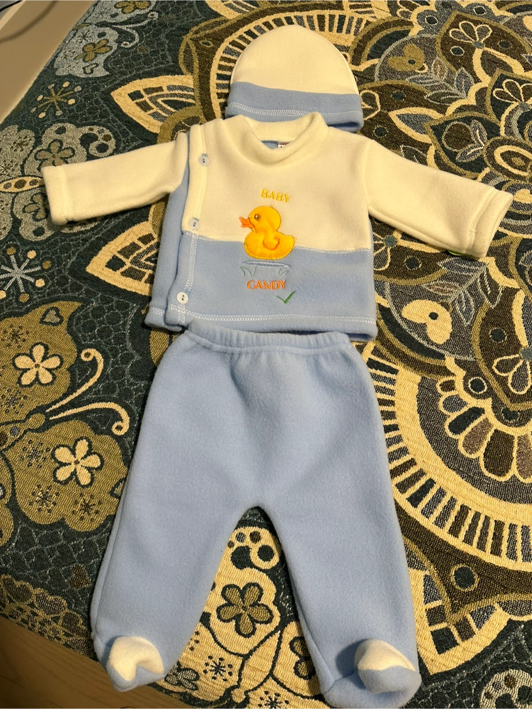 🏆 Baby Boy Duck Outfit with Hat