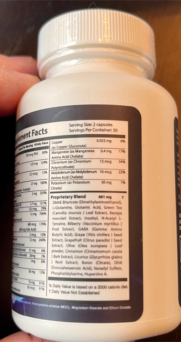 🏆Memory Lift Dietary Supplement Capsules - 60 Count - photo 3