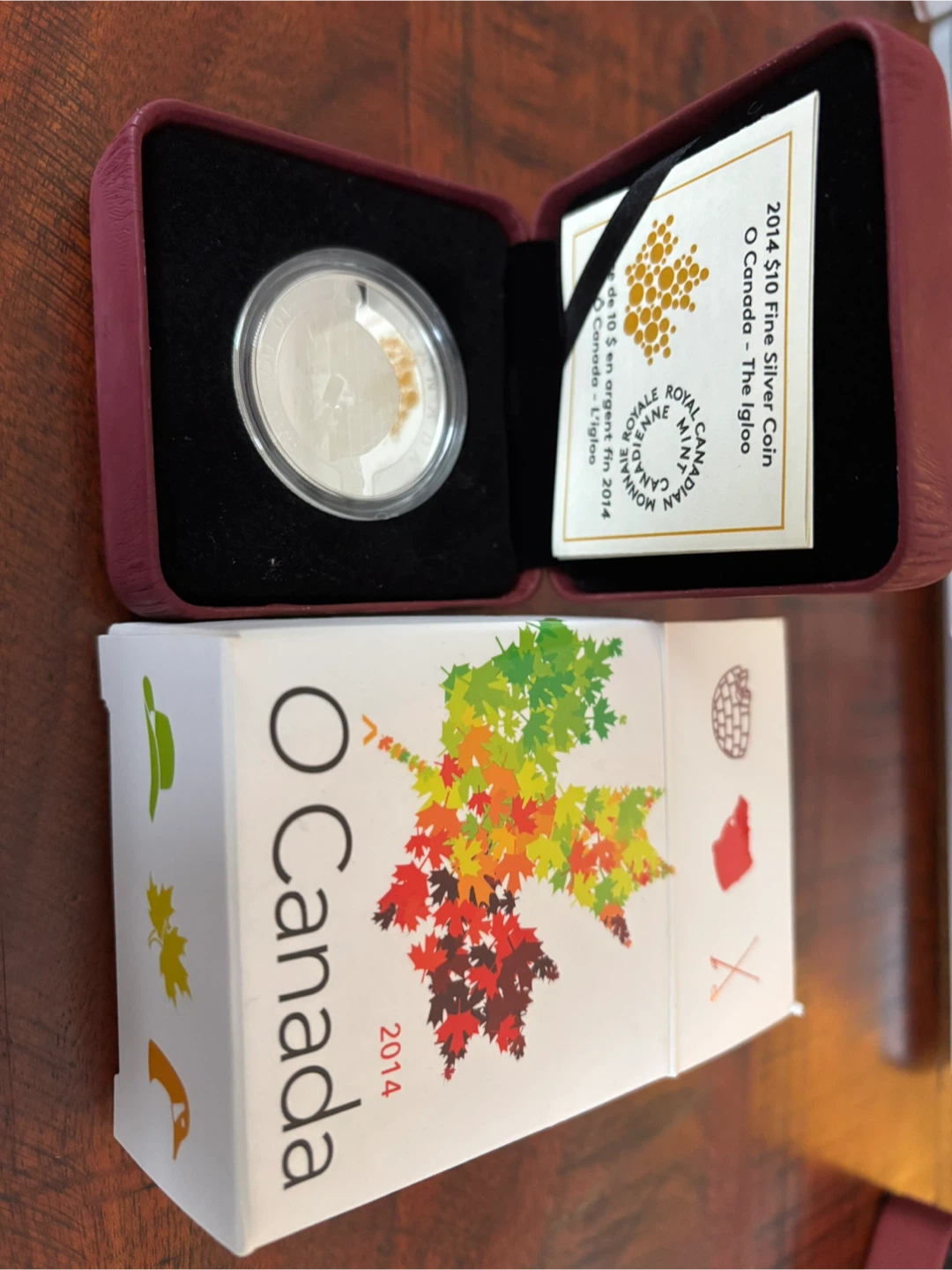 2014 Royal Canadian Mint $10 Fine Silver Coin - The Igloo - photo 2