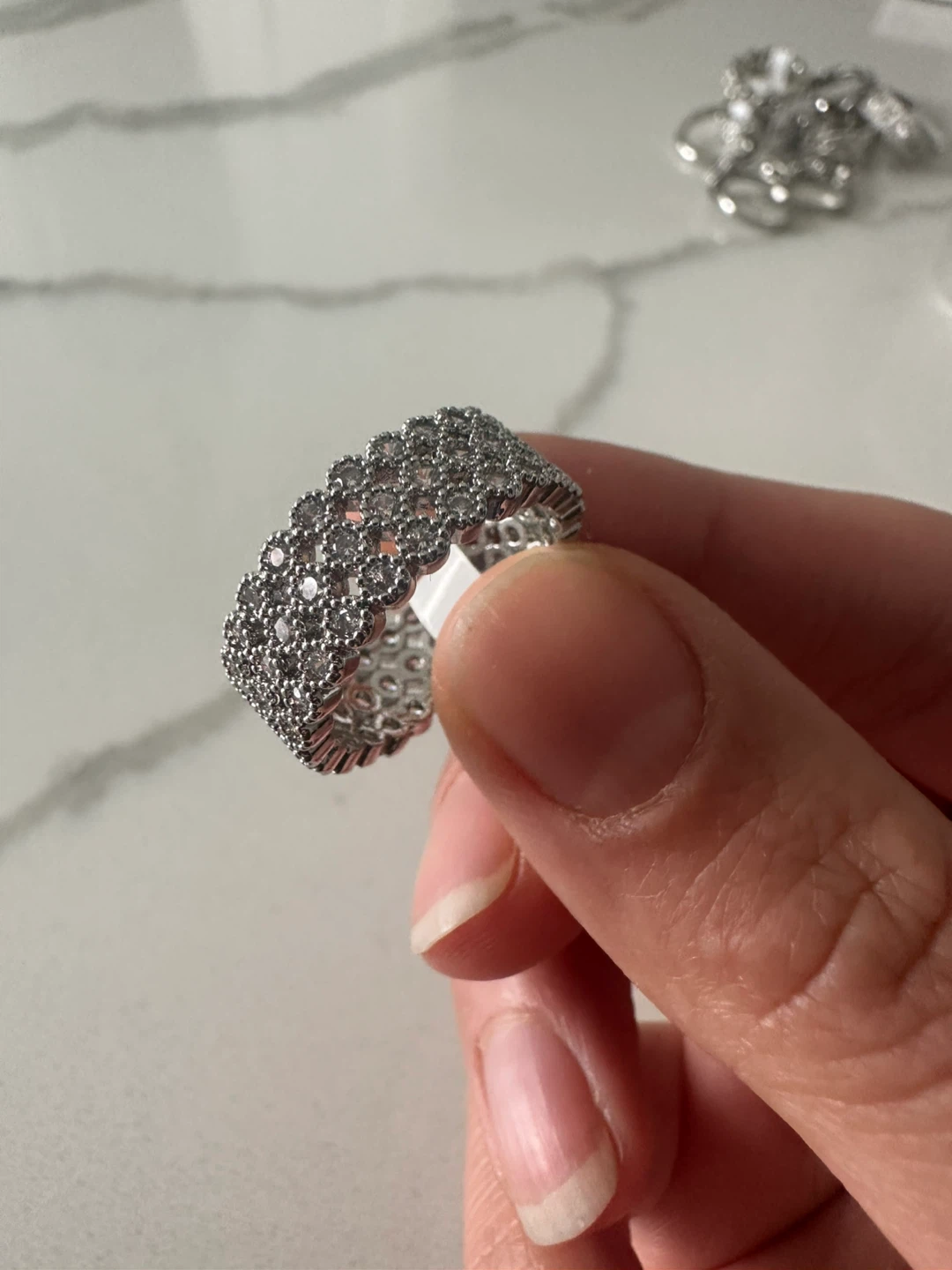 Sparkly CZ Rhinestone Ring - photo 3