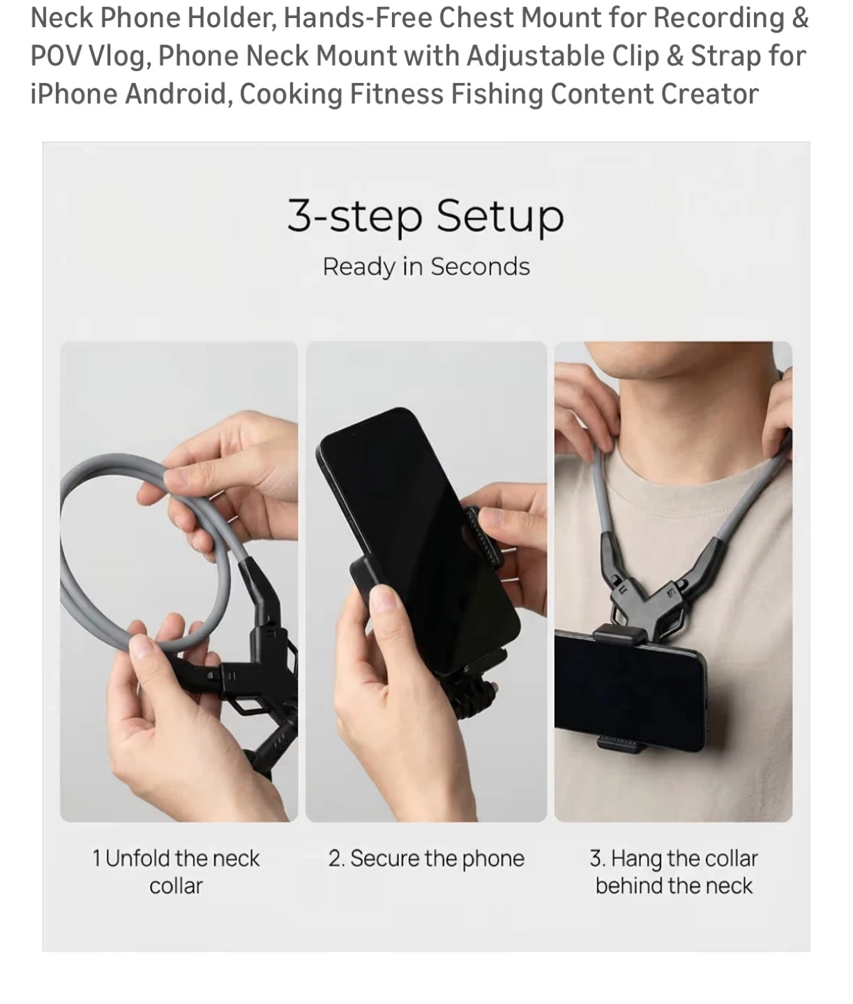 Brand New Neck Phone Holder - photo 5