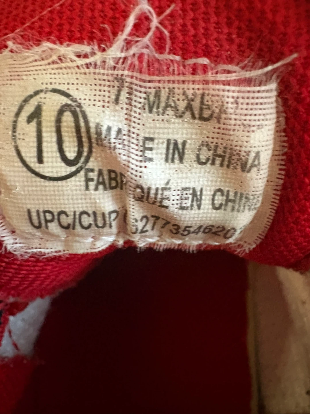 Red Kids Shoes Size 10 - photo 4