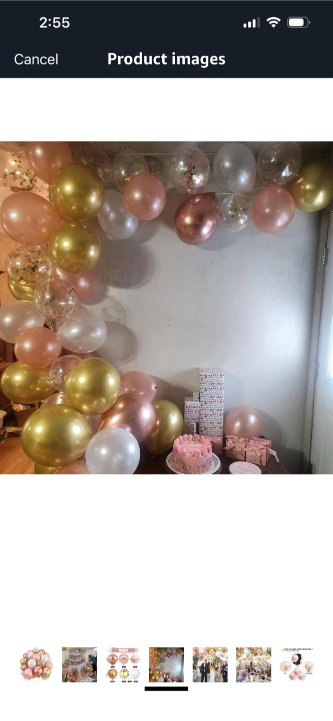 New-Rose Gold & Gold Balloons for Birthdays - photo 3