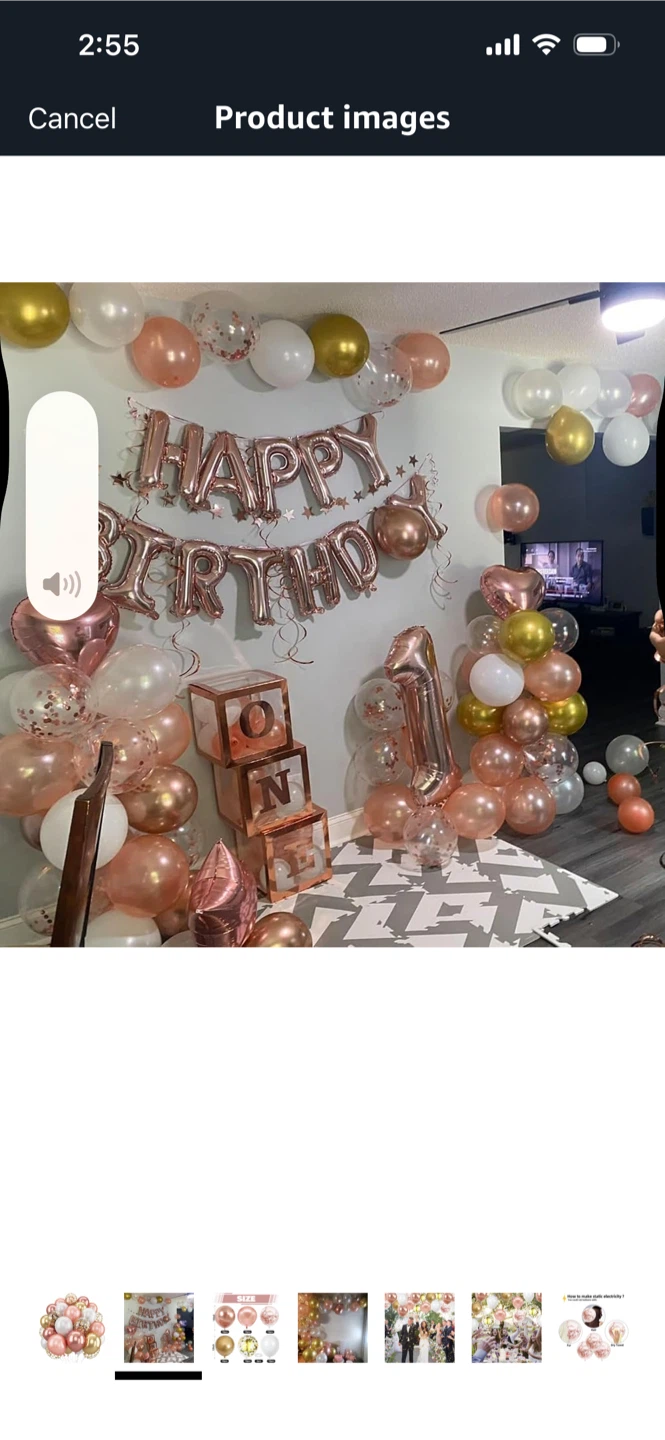 New-Rose Gold & Gold Balloons for Birthdays - photo 4