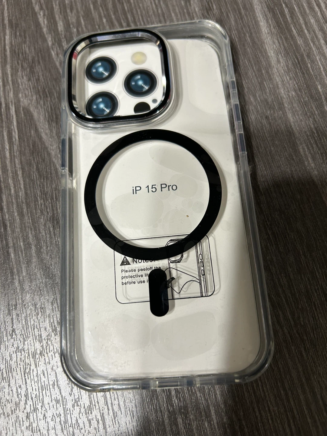 New-Clear Magnetic Phone Case for iPhone 15 Pro