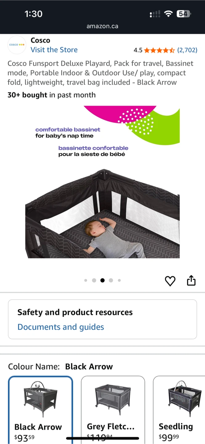 Cosco Funsport Deluxe Playard / bassinet - photo 3