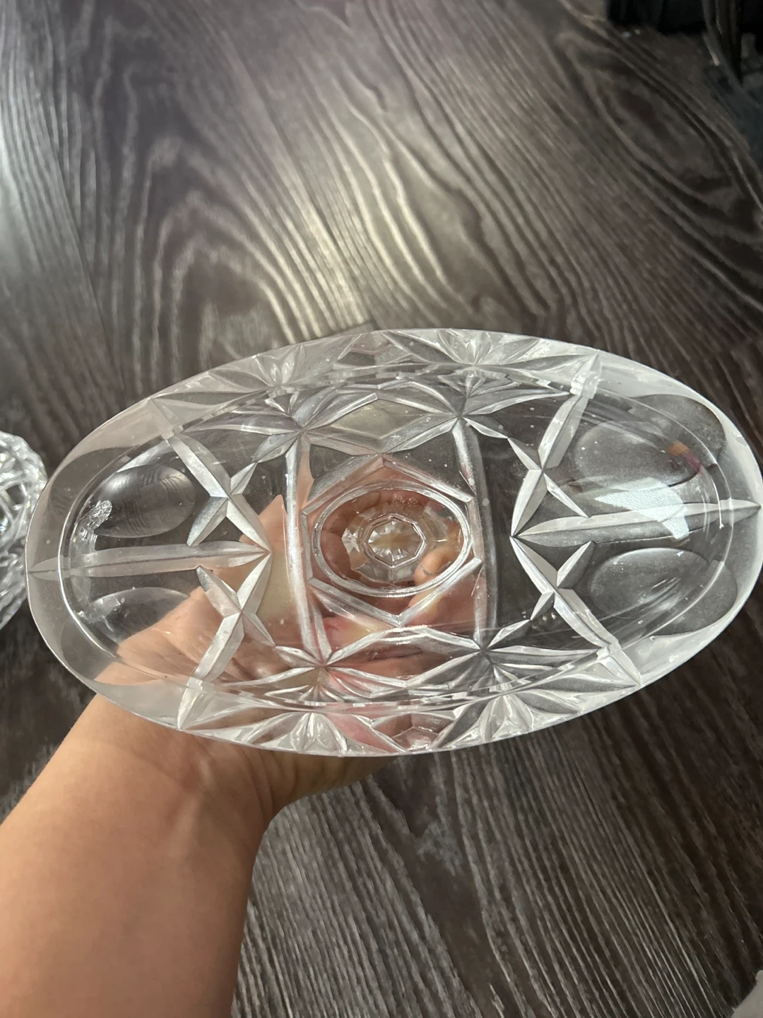 Glass Footed Candy Dish with Lid - photo 5