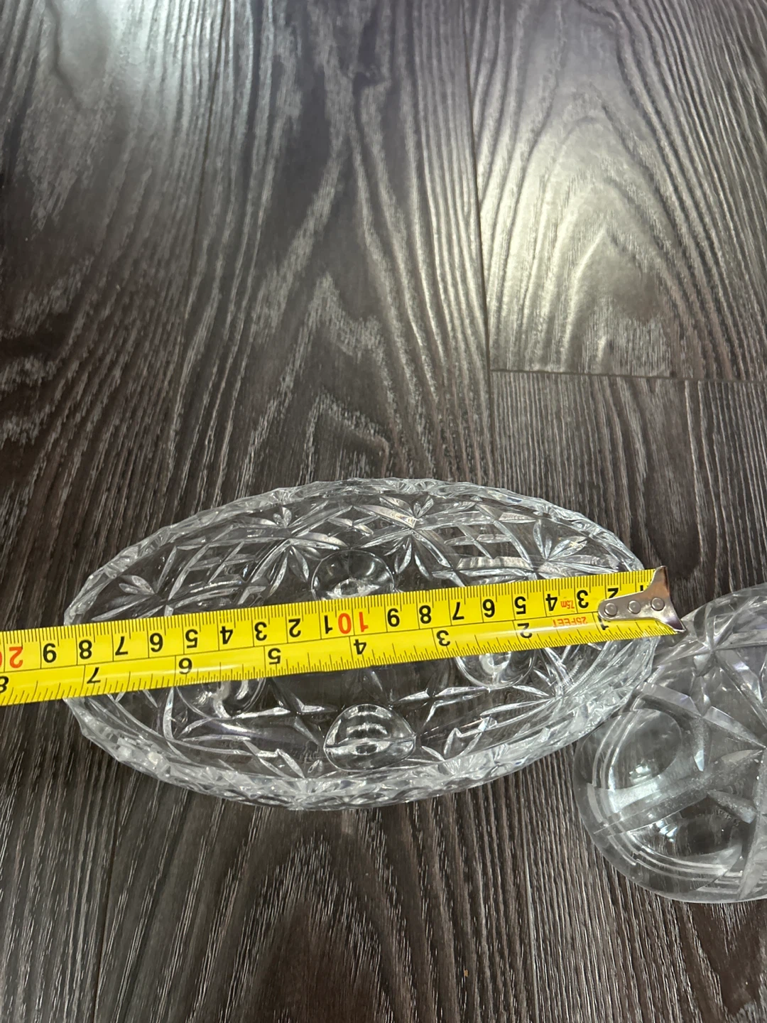 Glass Footed Candy Dish with Lid - photo 2