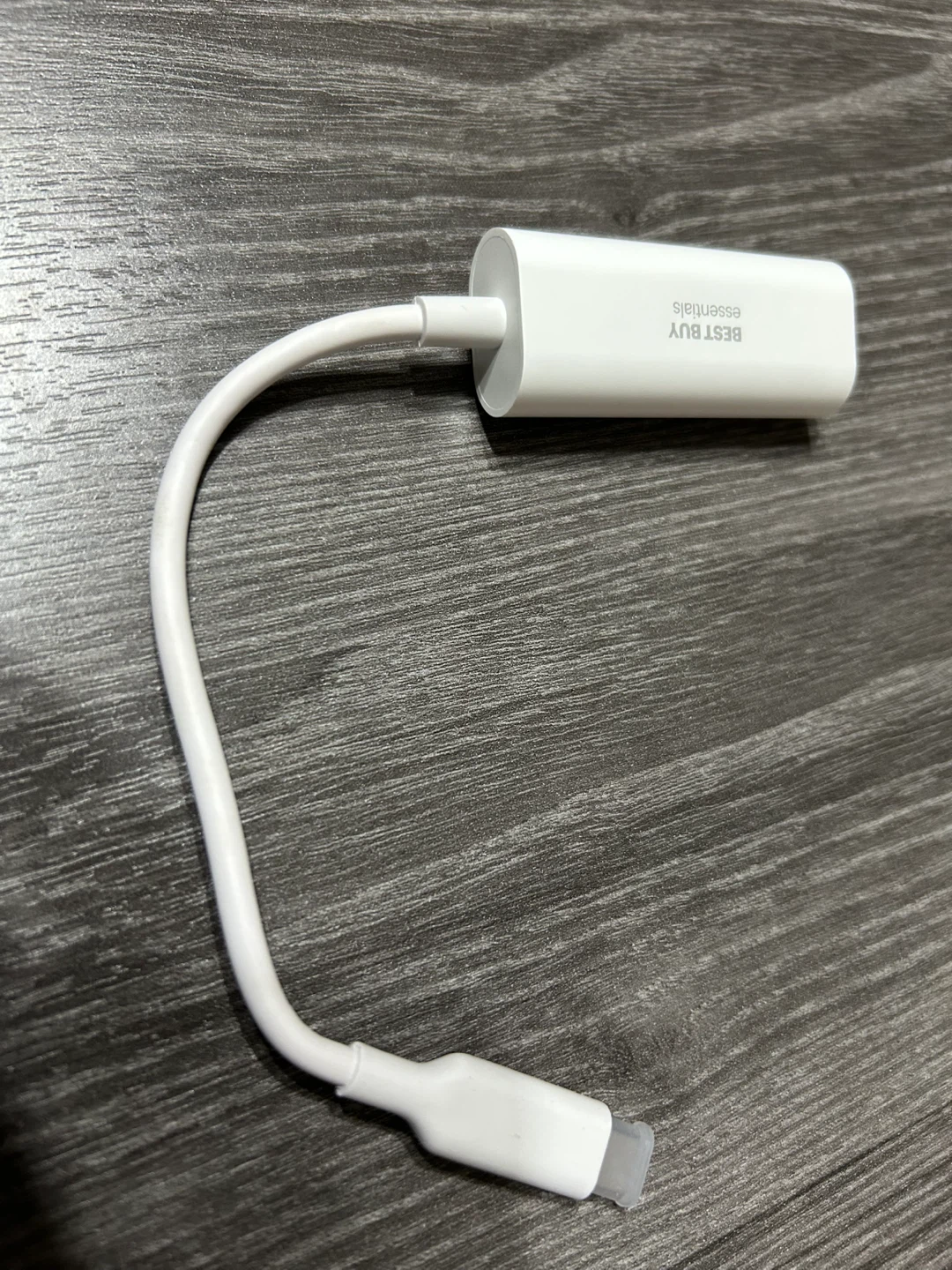New-BEST BUY essentials USB-C to Ethernet Adapter