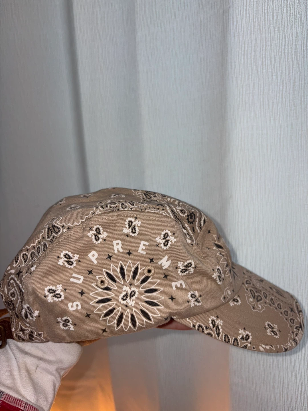 🏆Supreme Bandana Camp Cap - Tan - photo 3