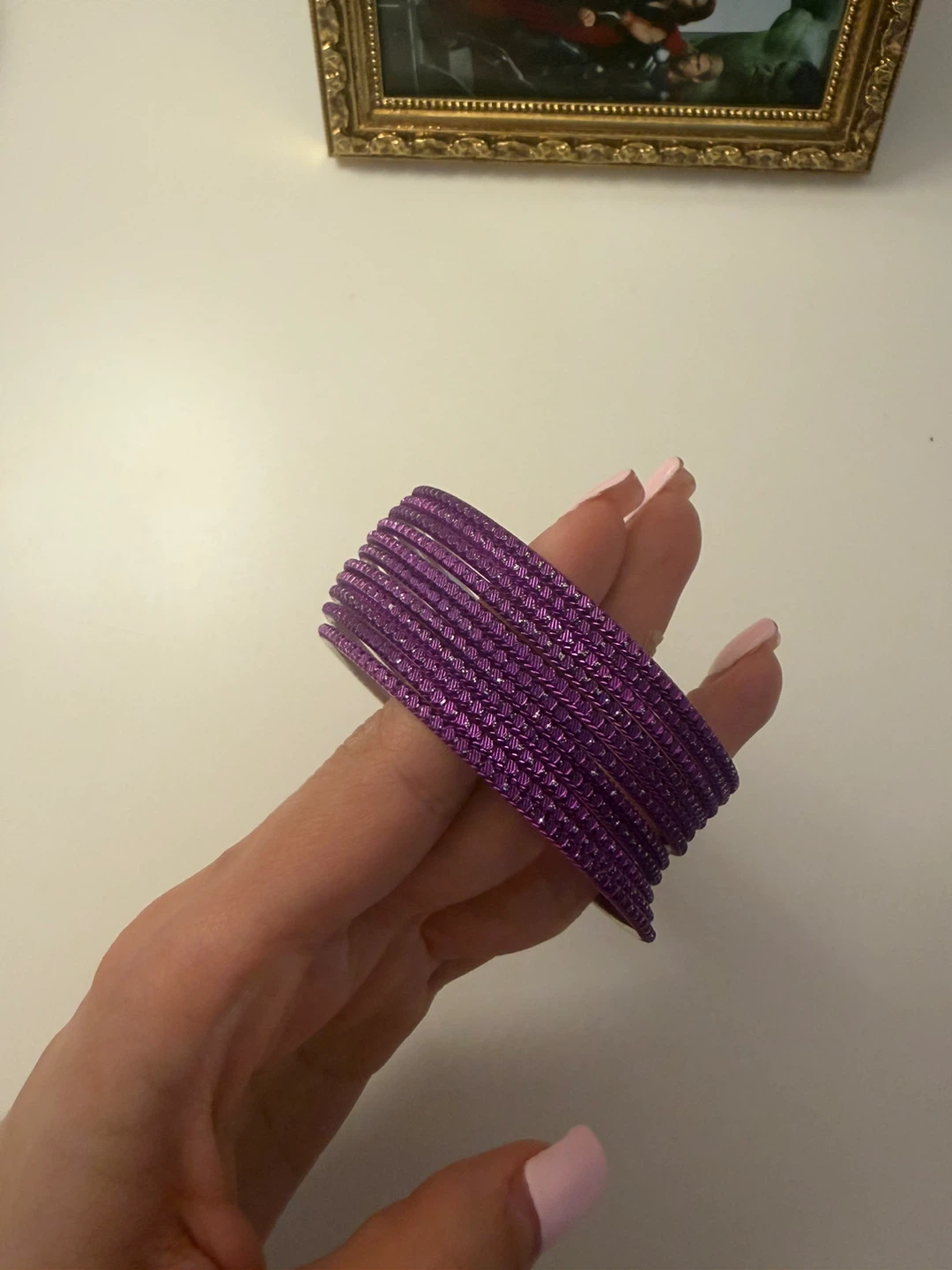 Purple Bangle Bracelet Set 🏆