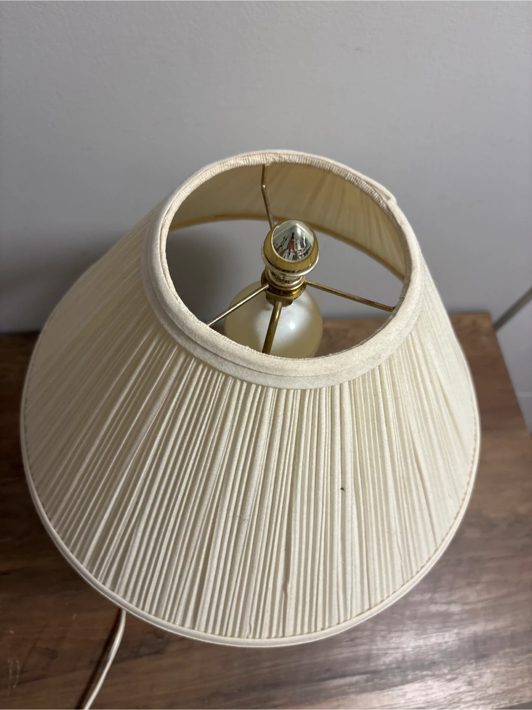 Vintage Floral Ceramic Table Lamp - photo 2