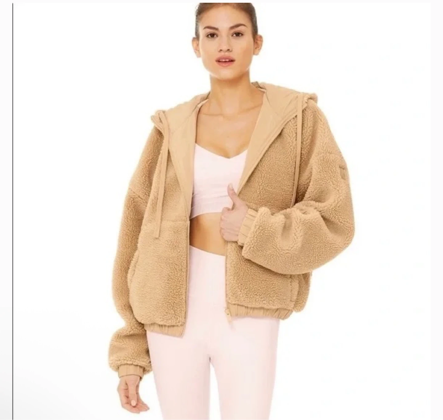 Like new Alo Yoga Sherpa Fleece Jacket - photo 2