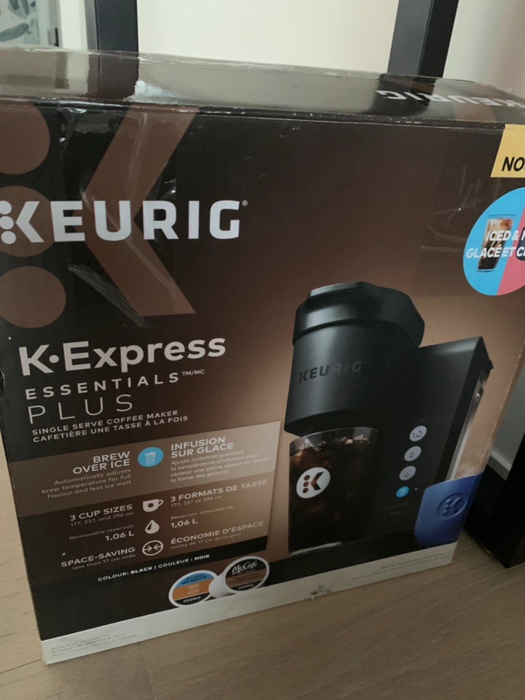 New- Keurig K-Express Essentials Plus  - Black