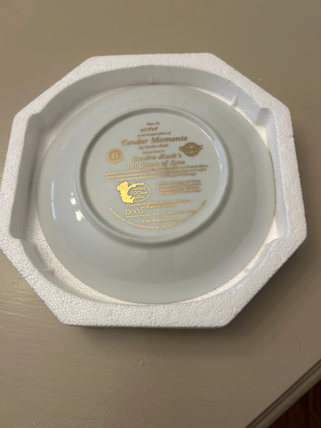 Sandra Kuck Tender Moments Collector Plate - photo 2