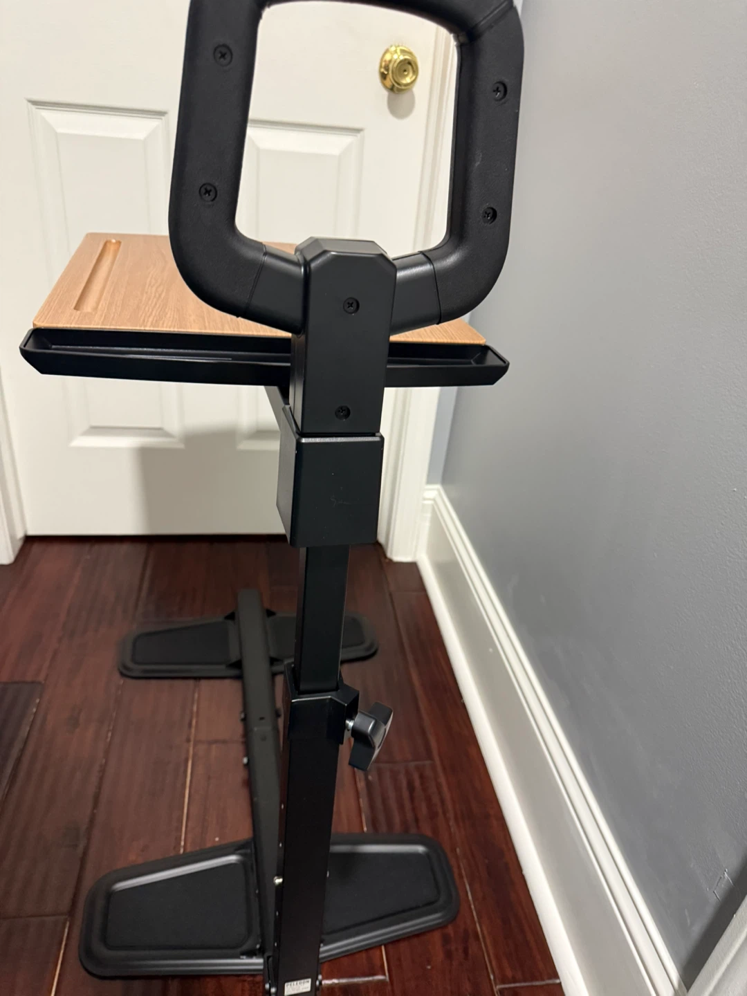 Adjustable Bedside Tray Table with Handle - photo 2