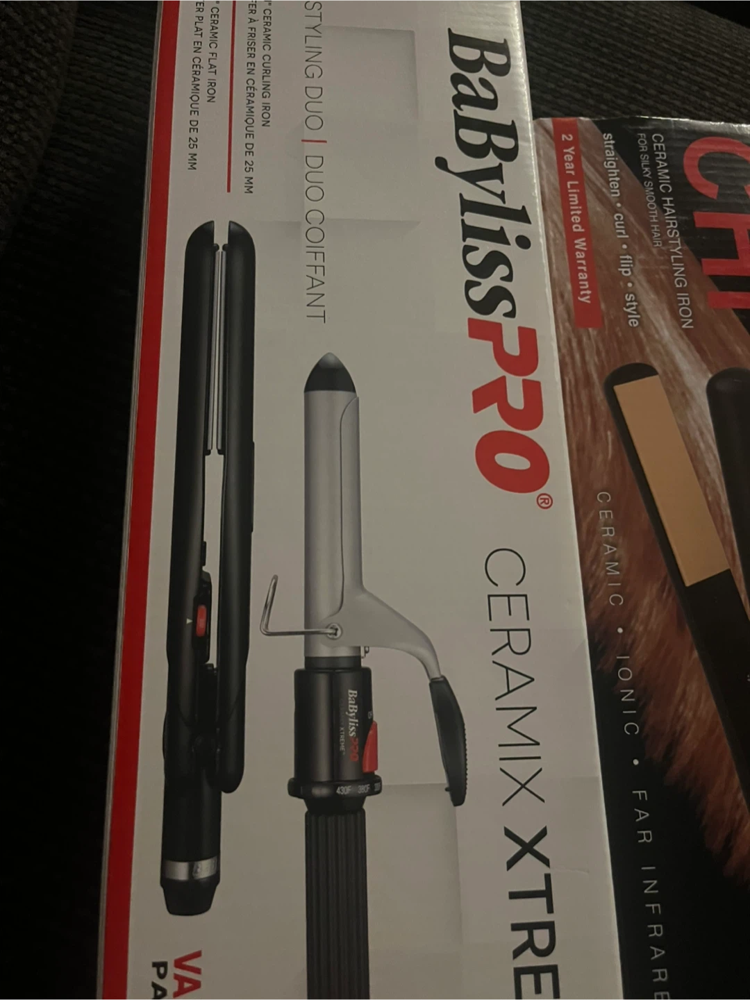BaBylissPRO Ceramix Xtreme Styling Duo Iron