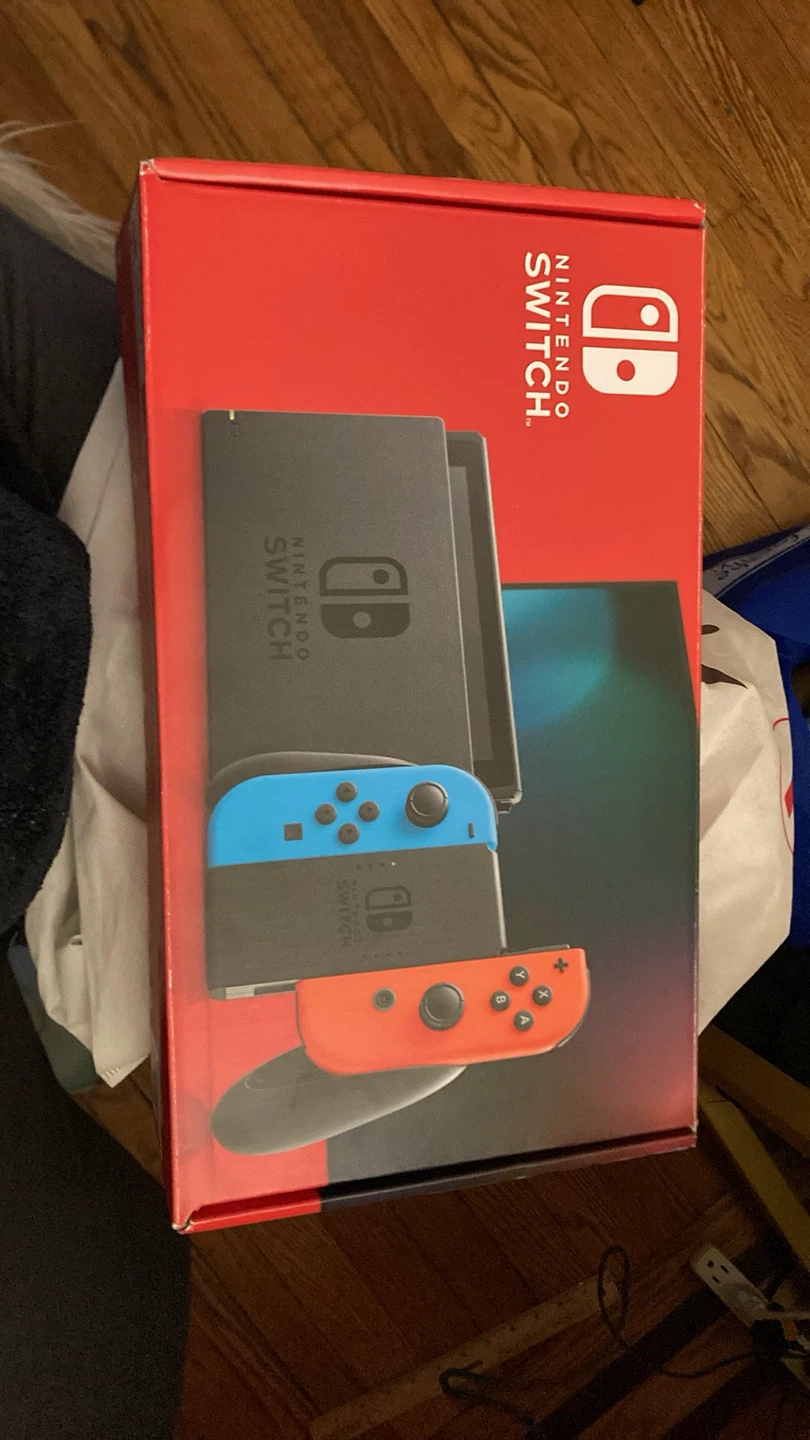 Nintendo Switch Console with Blue and red Joy-Cons - photo 2