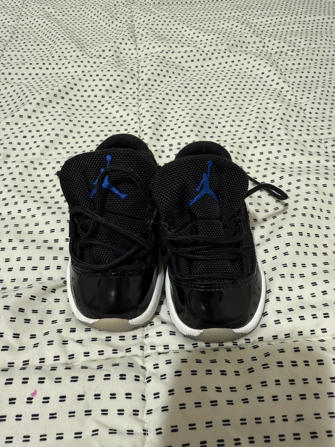 Jordan 11 Toddler Shoes Black Blue - photo 2