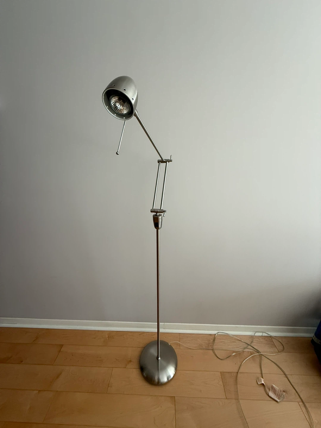 Adjustable Silver Floor Lamp - photo 2