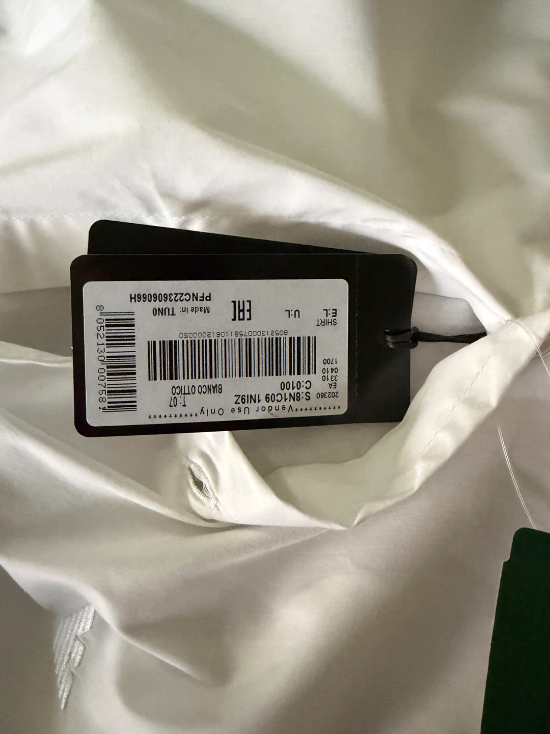 Emporio Armani Men's White Dress Shirt Size L - photo 3