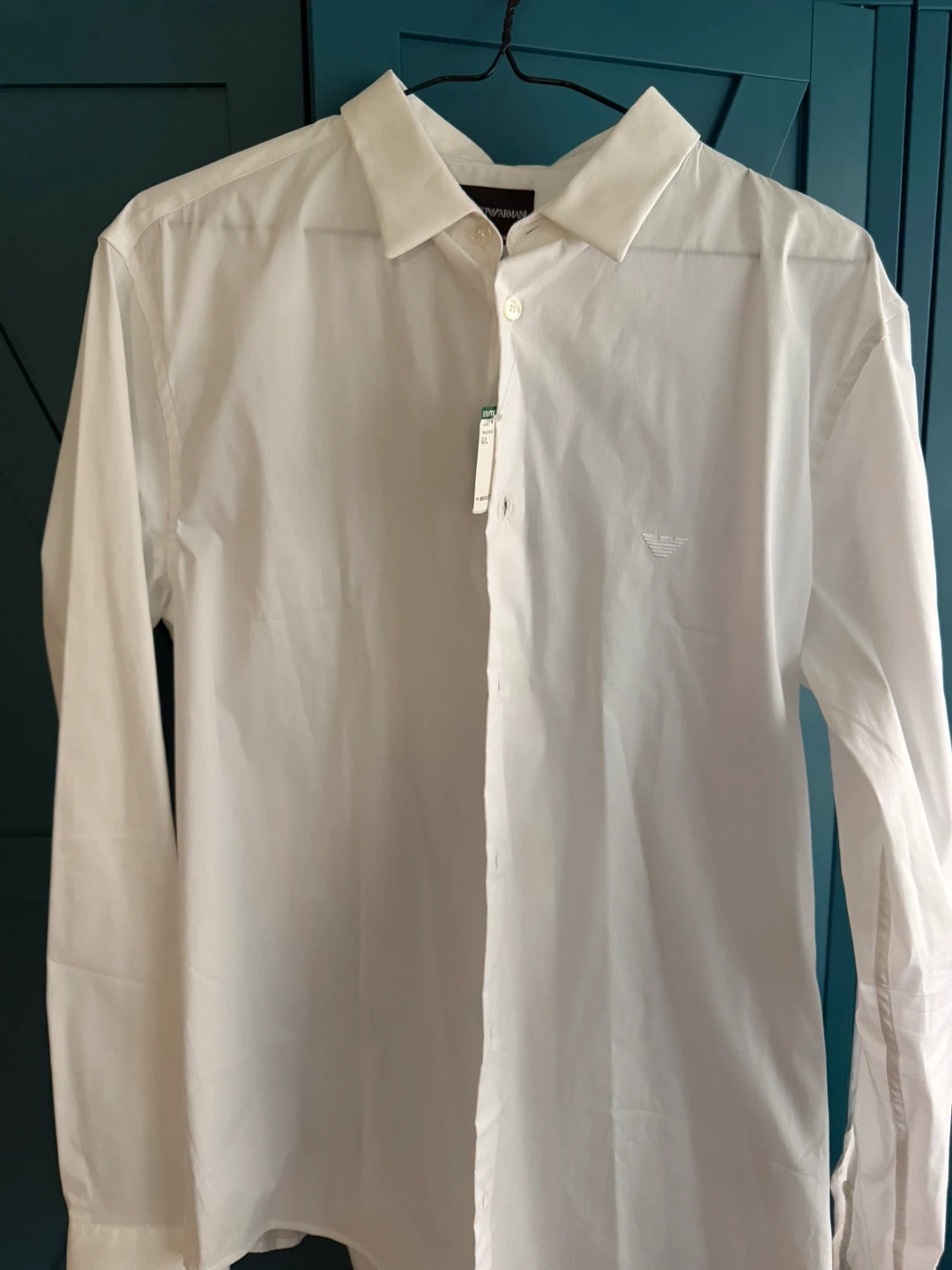 Emporio Armani Men's White Dress Shirt Size L - photo 4
