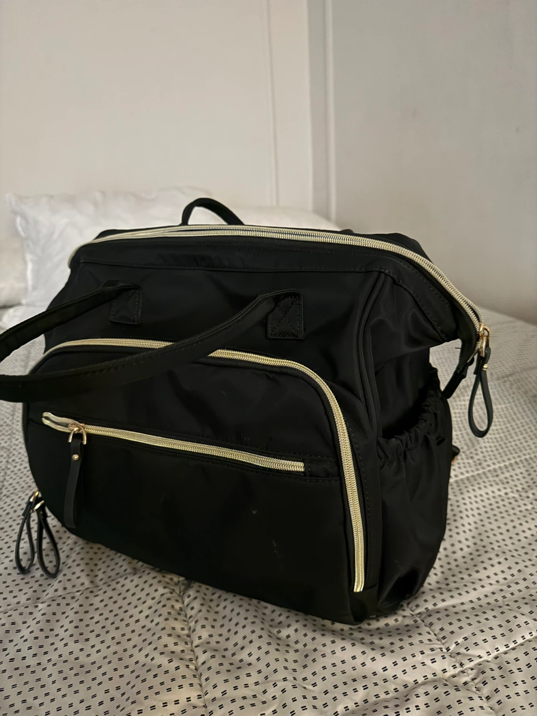 Black Backpack / Tote Bag