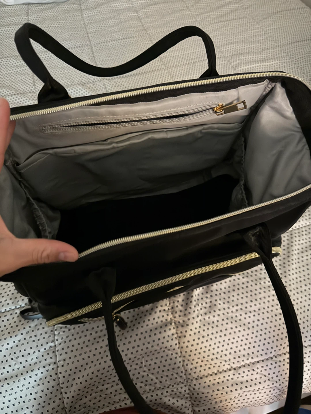 Black Backpack / Tote Bag - photo 2