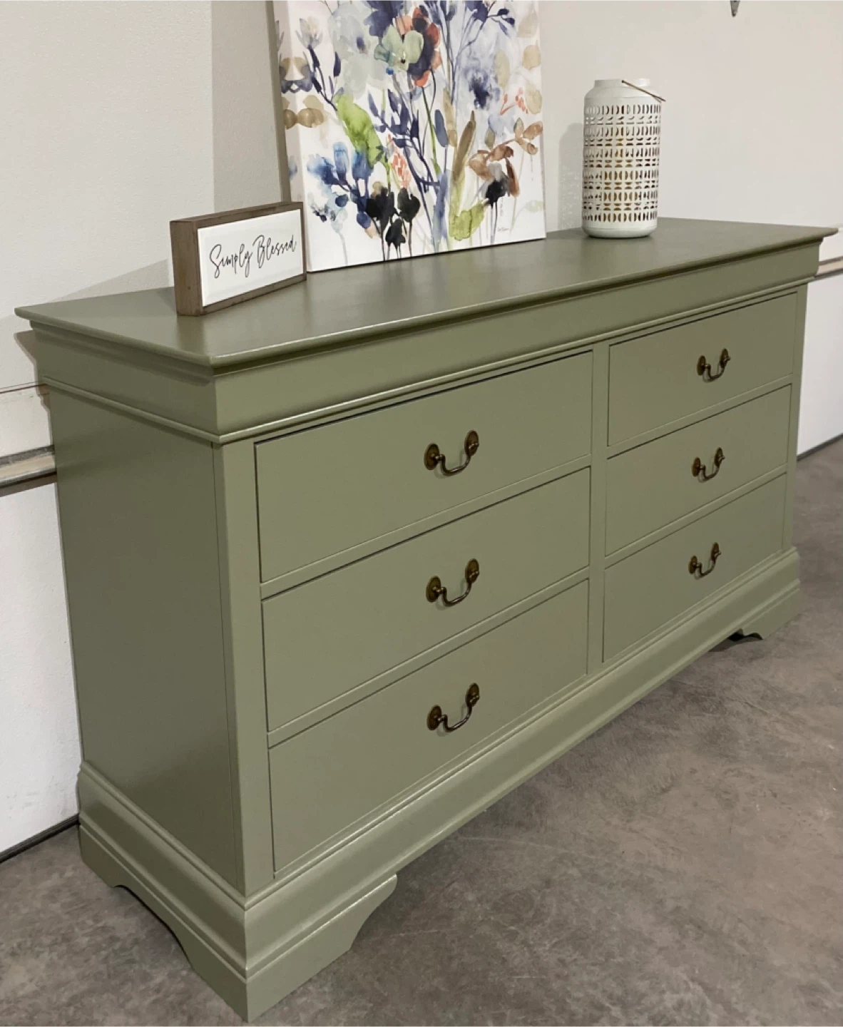 Beautiful Hardwood Long Dresser Acacia Pear 6 drawers - photo 2