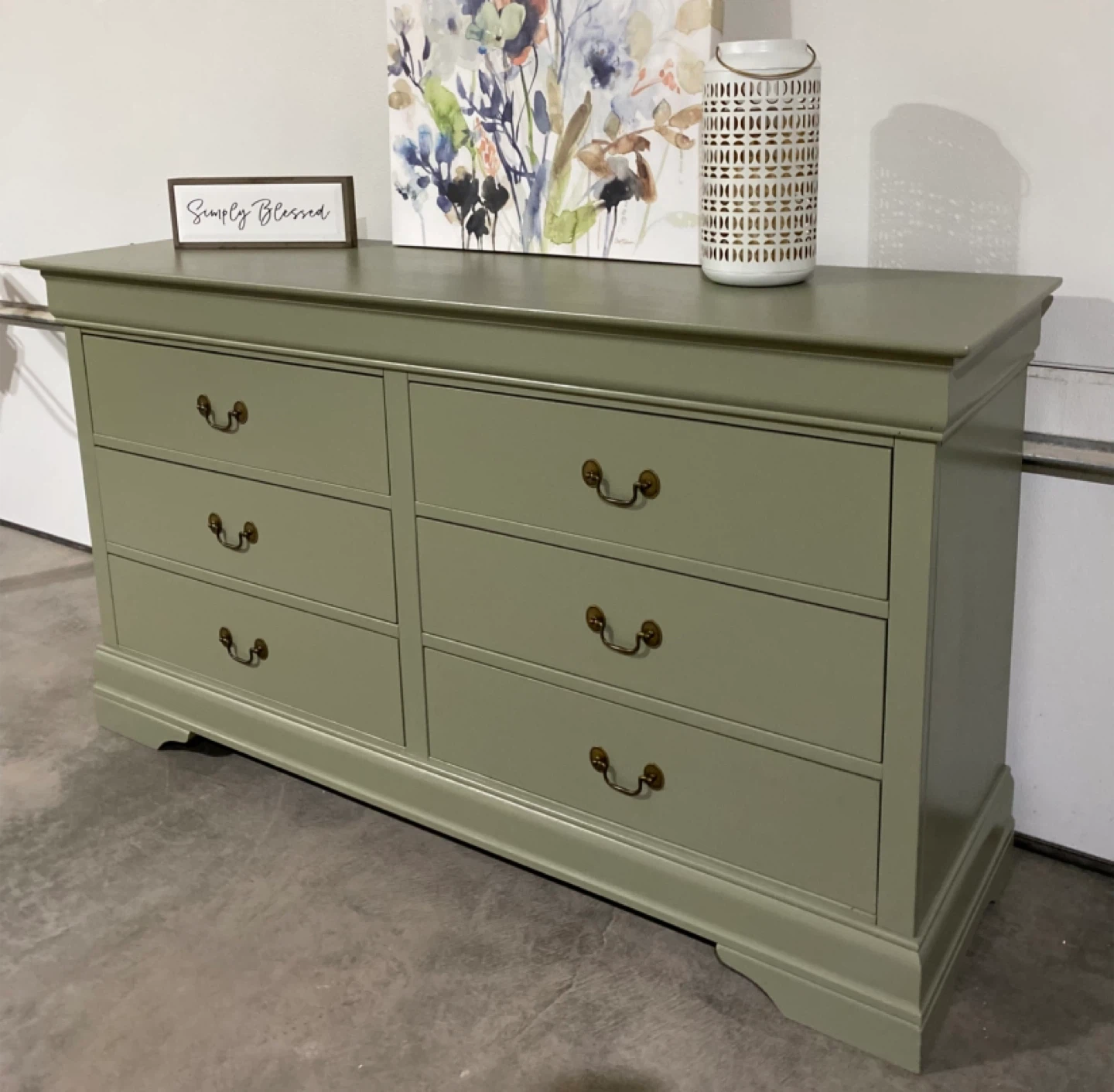 Beautiful Hardwood Long Dresser Acacia Pear 6 drawers - photo 4