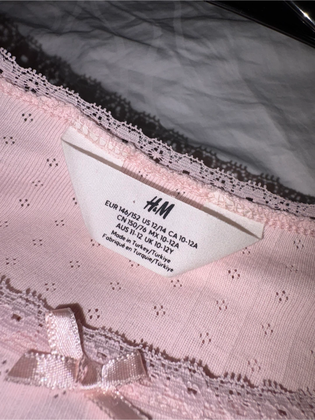 H&M Pink Ribbed Long Sleeve Top - photo 2