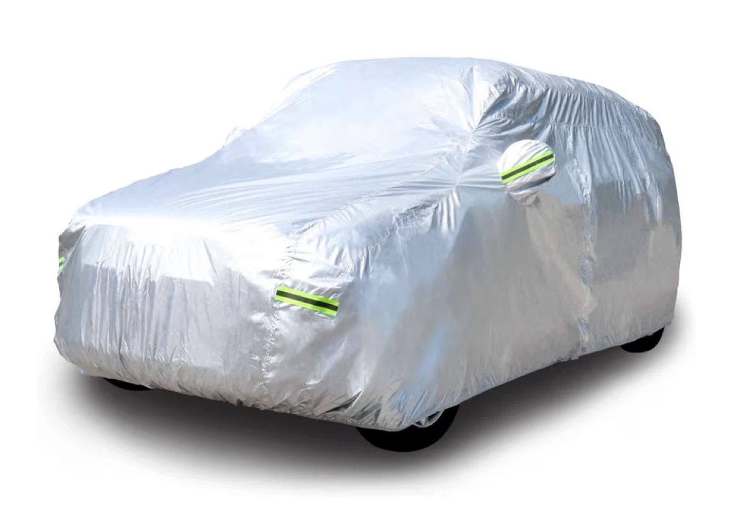 Silver Car Cover with Zipper Access