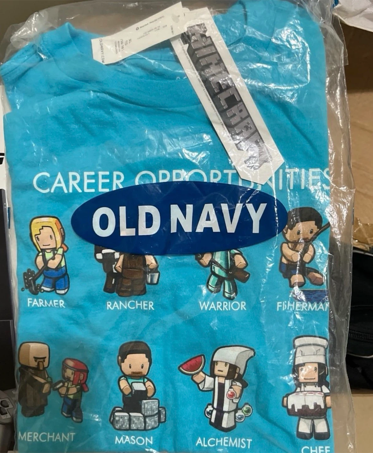 🏆Old Navy Minecraft T-Shirt XL