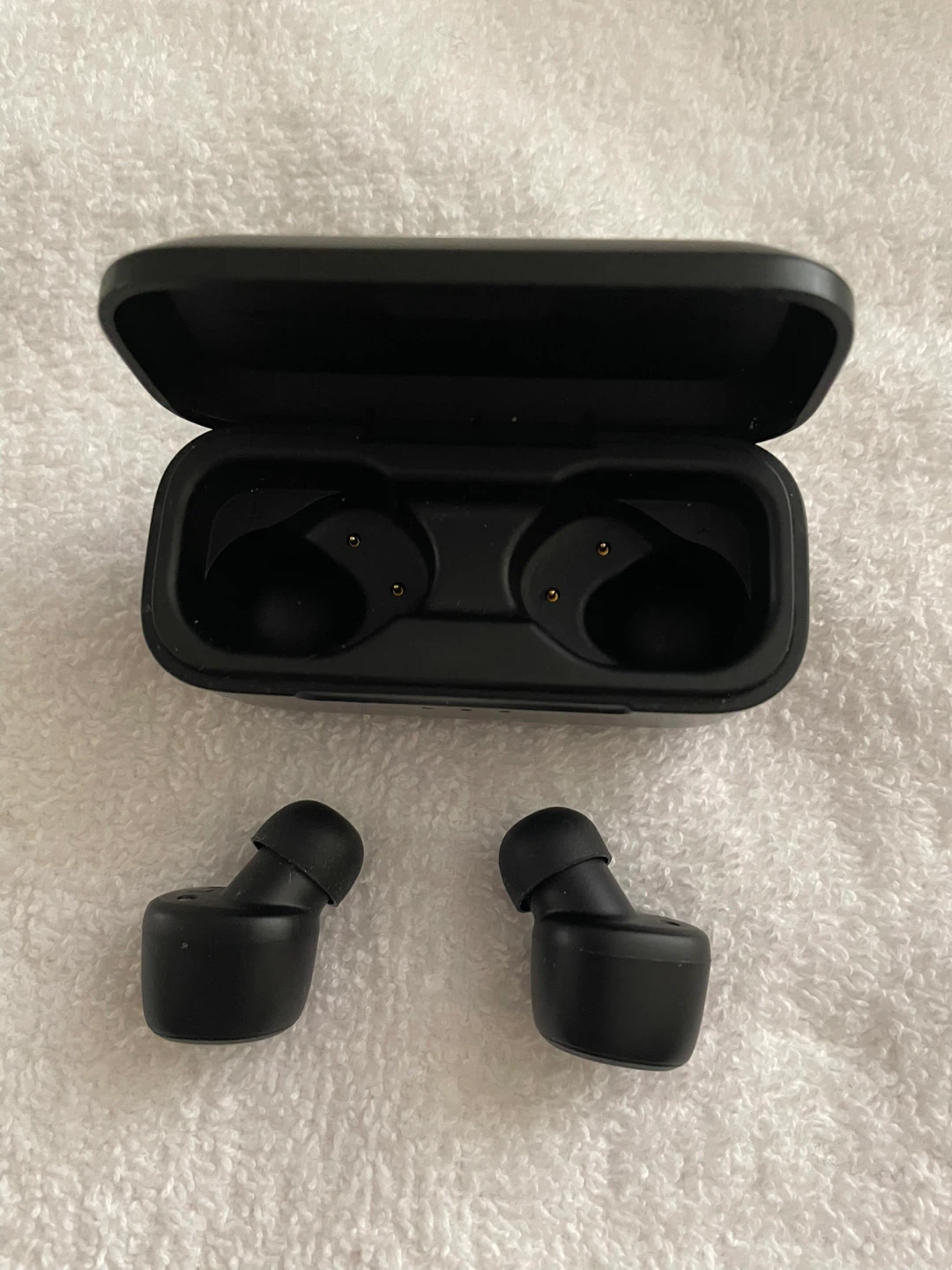Skullcandy Black Wireless Earbuds with Charging Case